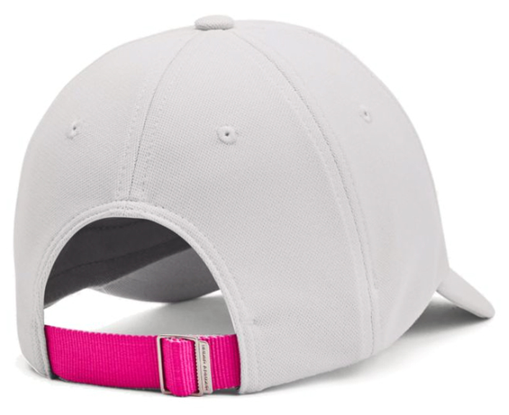 Теннисная кепка Under Armour Women's UA Blitzing Adjustable Cap - halo gray/rebel pink