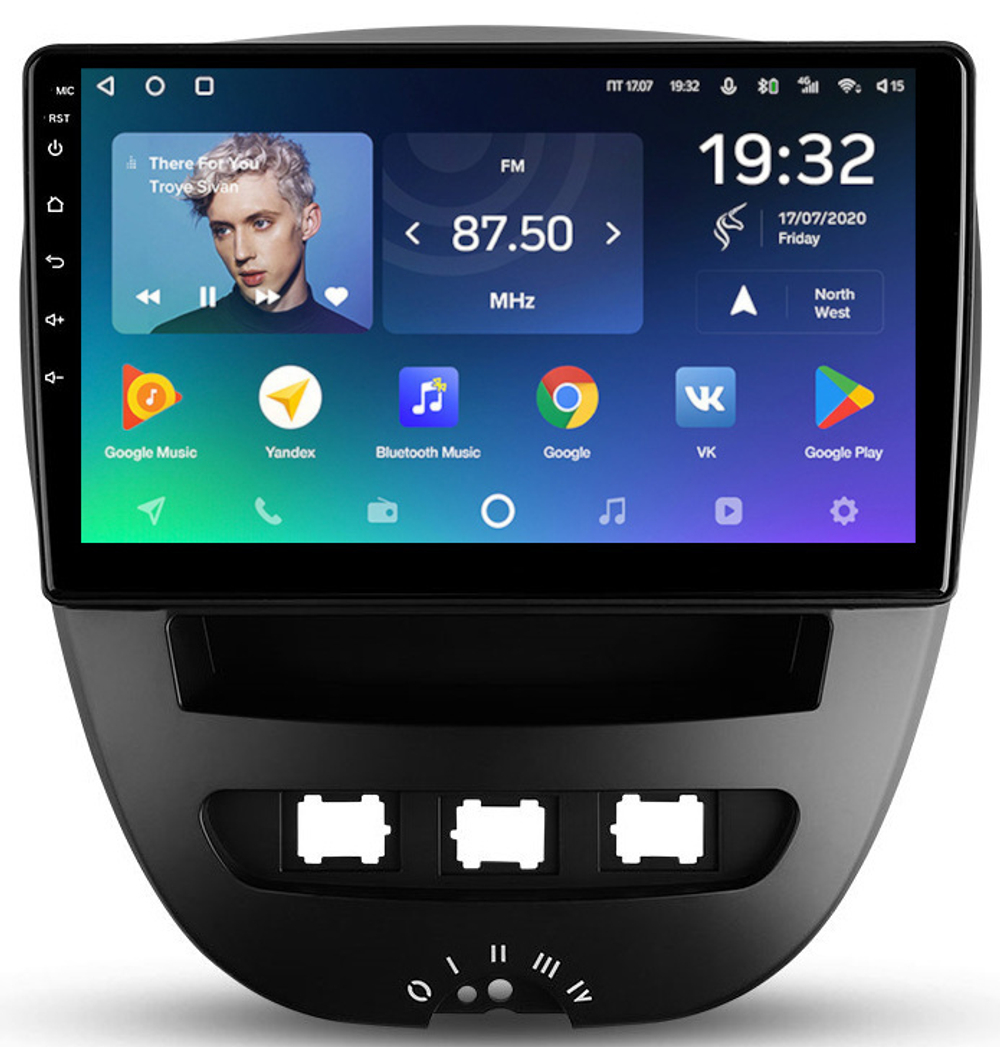 Магнитола для Citroen C1, Peugeot 107, Toyota Aygo - Teyes SPRO+ Android 10, ТОП процессор, 4-32, SIM-слот