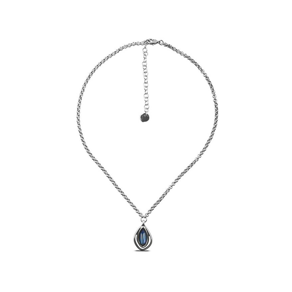 Колье Ciclon с муранским стеклом и серебряным покрытием B182823-71 BL/S