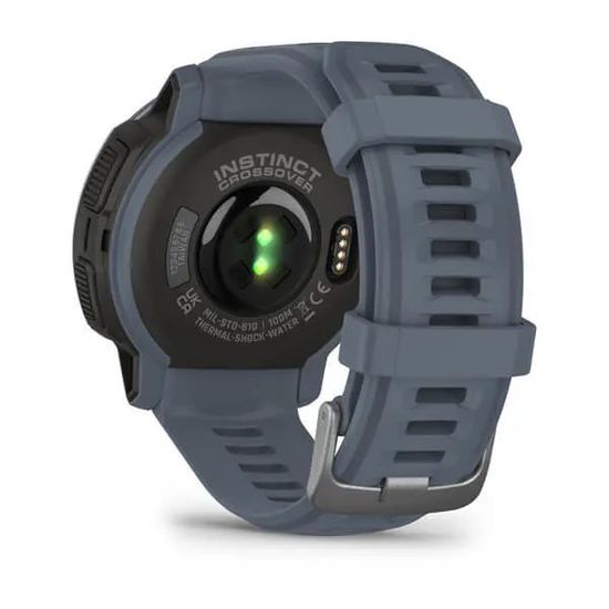 Умные часы Garmin Instinct Crossover - Standard Edition, синий гранит