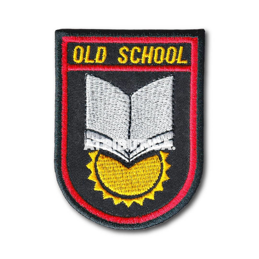 Нашивка ( Шеврон / Патч / Patch ) Тактическая Old School 80х60 мм | ATRIBUTICASTORE.RU