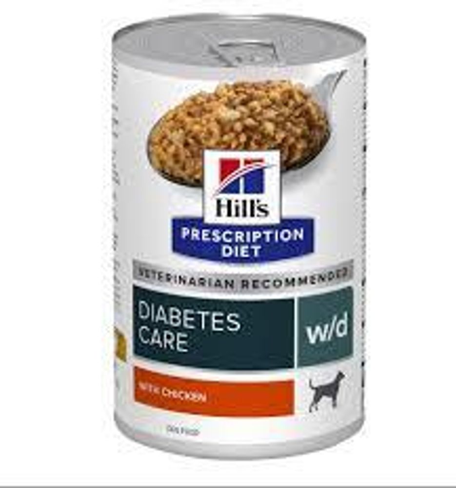 Консервы Hill&#39;s Prescription Diet w/d Diabetes Care для собак при лечении сахарного диабета запоров, колитов, контроль веса 370 г