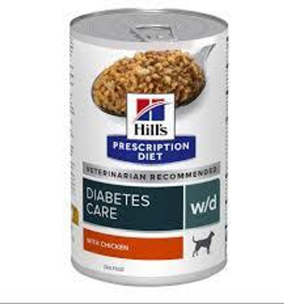 Консервы Hill&#39;s Prescription Diet w/d Diabetes Care для собак при лечении сахарного диабета запоров,