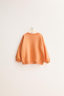 ZARA TIMELESS - ОДНОТОННАЯ ТОЛСТОВКА, ОРАНЖЕВЫЙ