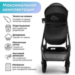 Коляска трансформер 3в1 Bubago Dias черный