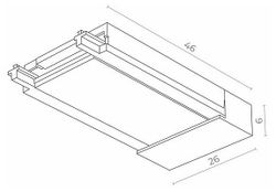 Токопровод концевой ST-Luce Skyflat ST067.409.20
