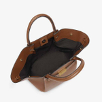 Сумка DeMellier The Midi New York Tan Small Grain Ecru Stitching