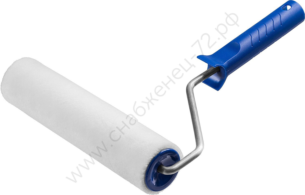 ЗУБР ВЕЛЮР 48х240 мм, 100% шерсть, Малярный валик с ручкой, ПРОФЕССИОНАЛ (03514-24)