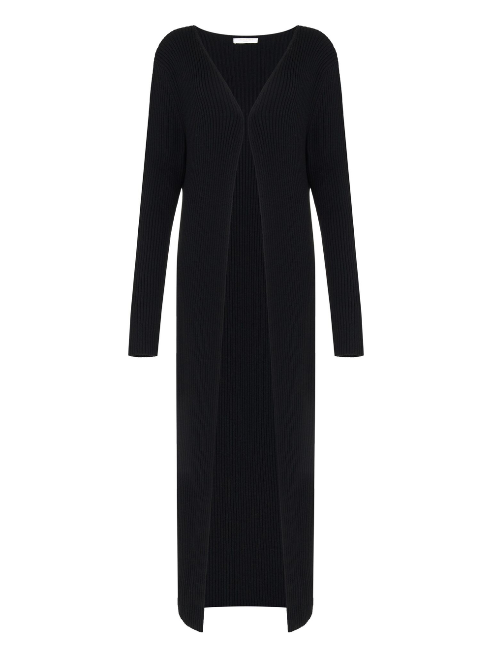 Кардиган макси, черный