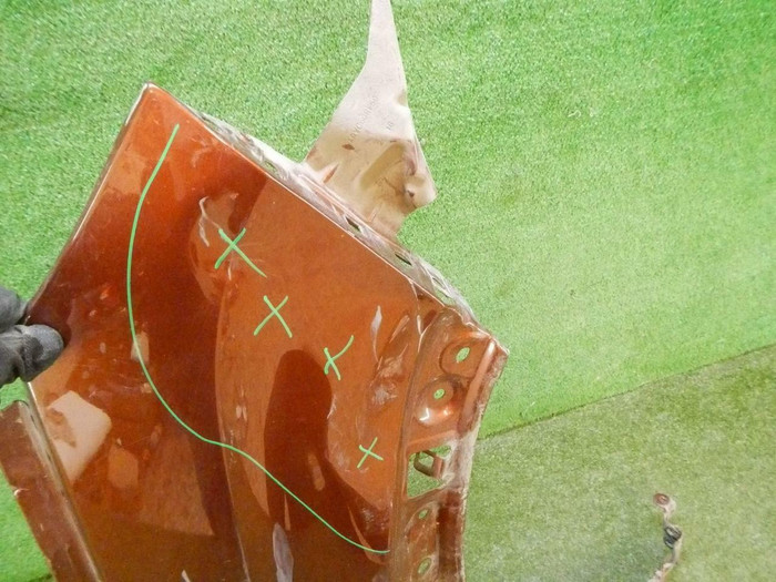 Крыло переднее правое Peugeot 3008 2 (2016-н.в.)