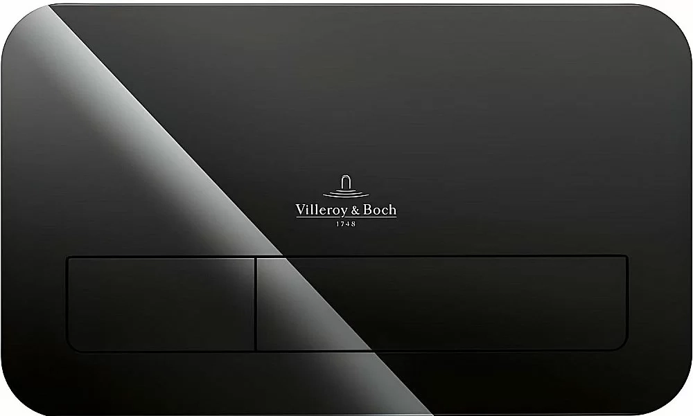 Кнопка для инсталляции Villeroy&Boch ViConnect 922400RB черная глянцевая