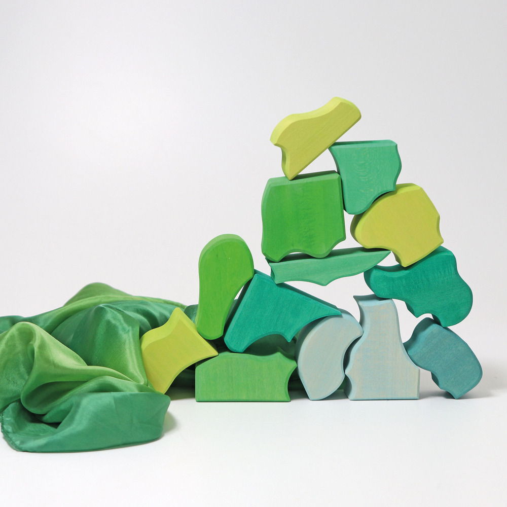 Деревянный конструктор "Темперамент", поддон, 61 деталь