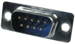 Разъем для кабеля RS232 9-контактный(прямой) "D-SUB"