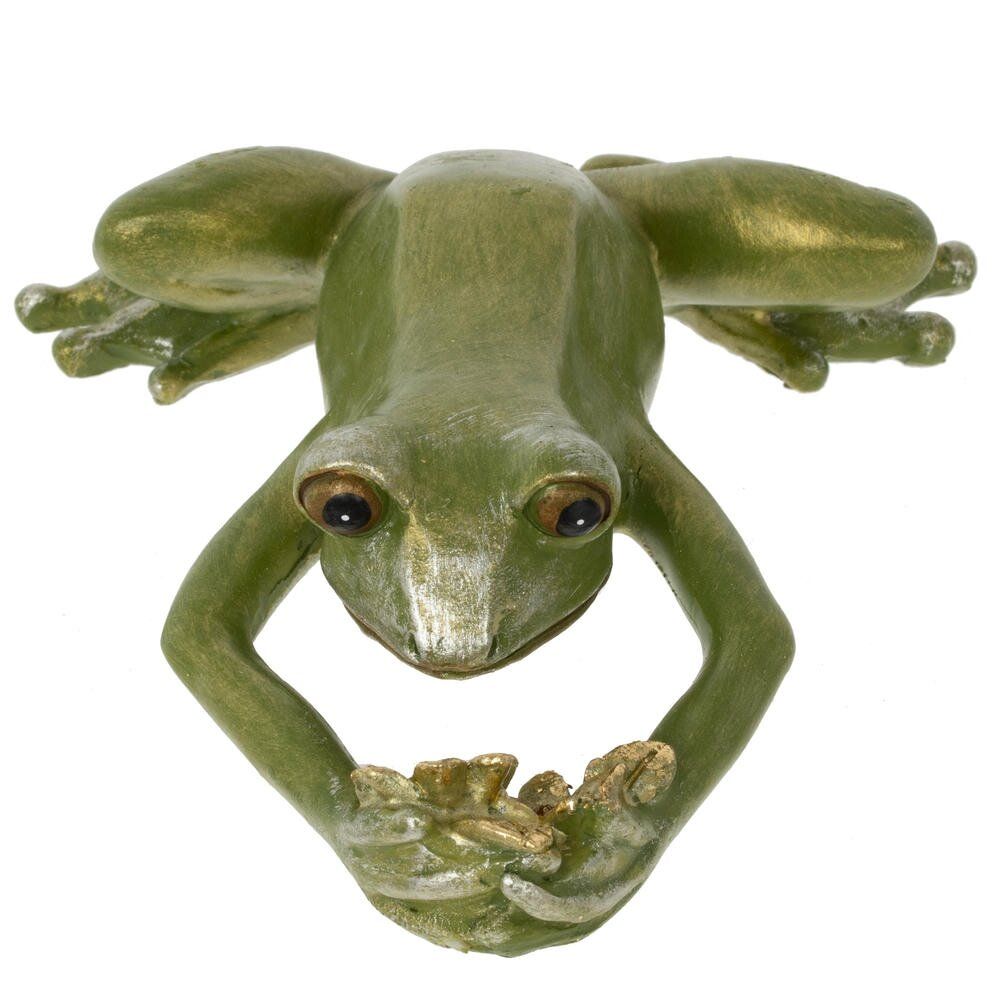 GAEM Фигурка декоративная "Лягушка", L15 W12 H4 см