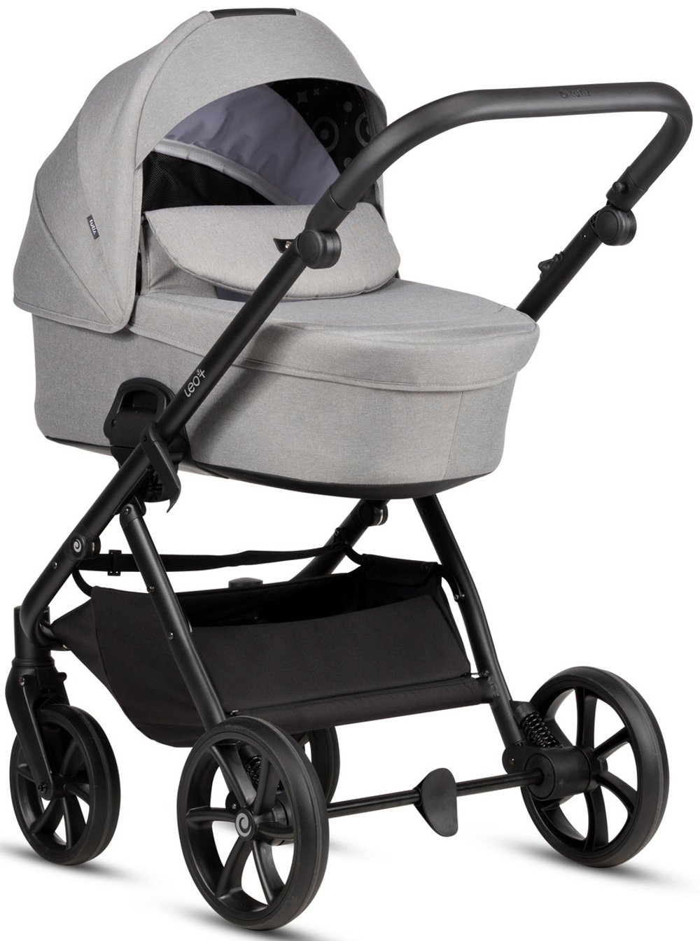 Детская коляска Tutis Leo 3 Plus 3 в 1 с автокреслом Elo Lux EduSky Black 1582068 Warm Grey