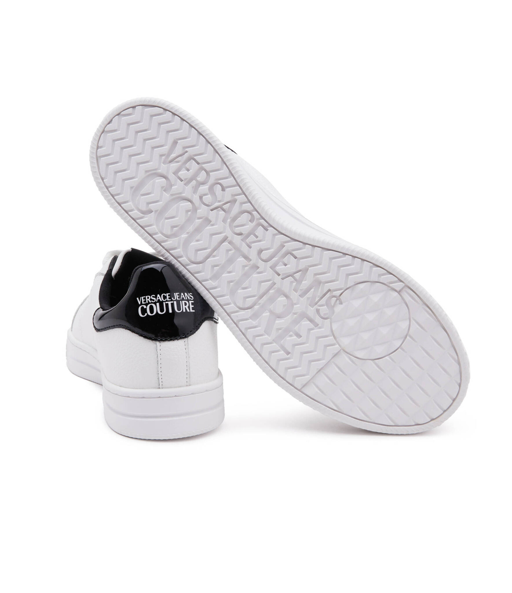 Кожаные кроссовки Versace Jeans Couture - белый(76YA3SK1ZPA59)