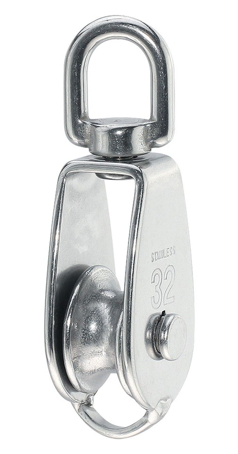 Блок одношкивный с вертлюгом "Мореман", 32 мм (10258937).