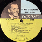 Frank Sinatra ‎– My Kind Of Broadway (США 1965г.) Т
