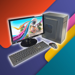 Компьютер с Монитором 19, для работы и дома, i3 4 ядра, ОЗУ-4GB, SSD 128GB, Windows 11
