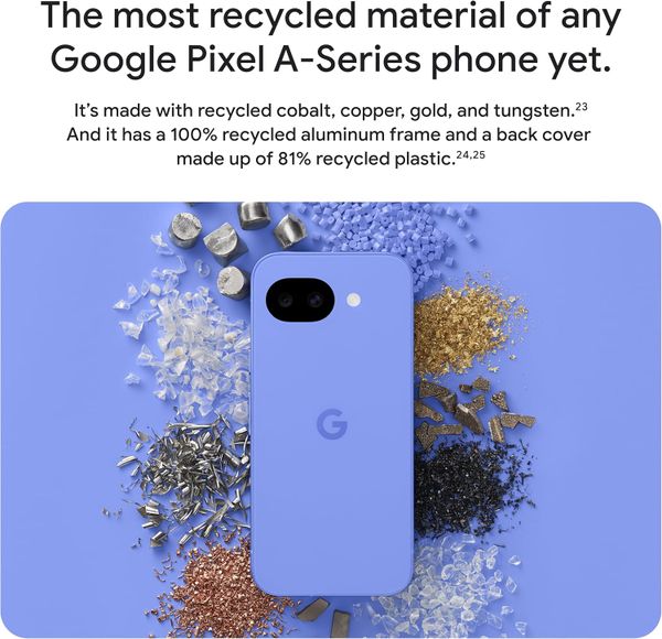 Смартфон Google Pixel 10a 8/128 ГБ Серый туман | Fog (Global)