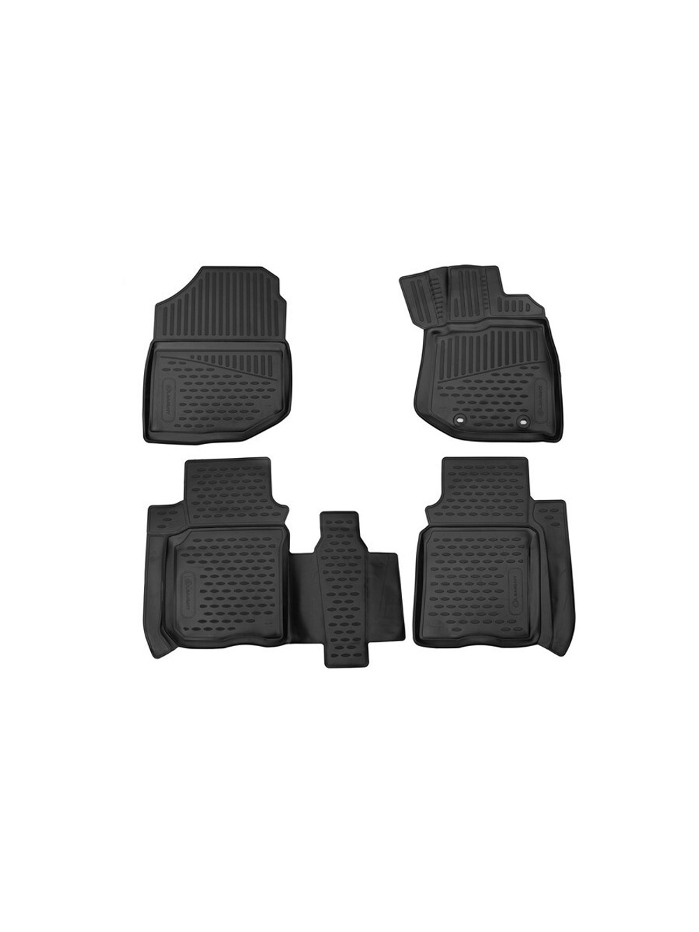 Коврики в салон для HONDA Fit, 2007-2013, хэтчбек, , правый руль 4 шт. (полиуретан) ELEMENT3D01945210K