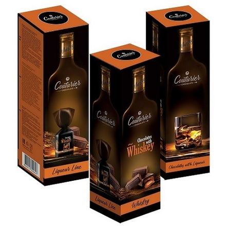 Шоколад Ликер Лайн Шоколадные Конфеты с Виски / Liqueur Line Whiskey 105г