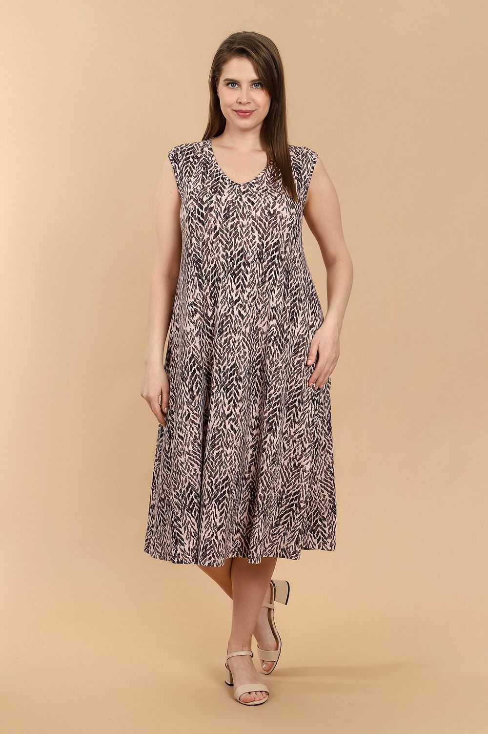 Сарафан Дыхание лета-2 Виотекс БЕЖЕВЫЙ