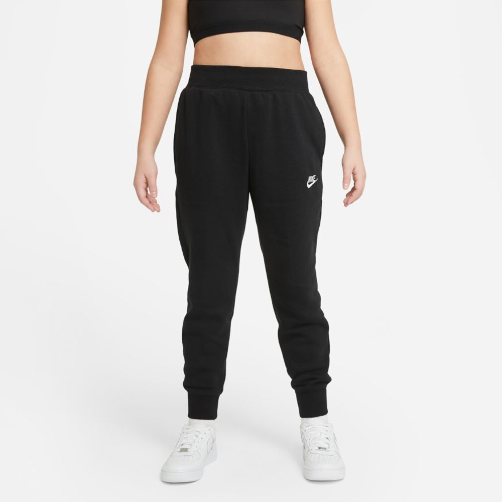 Брюки для девочки Nike Sportswear Fleece Pant LBR G - black/white - Black