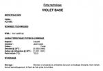 VIOLET base / ФИАЛКА CAS -