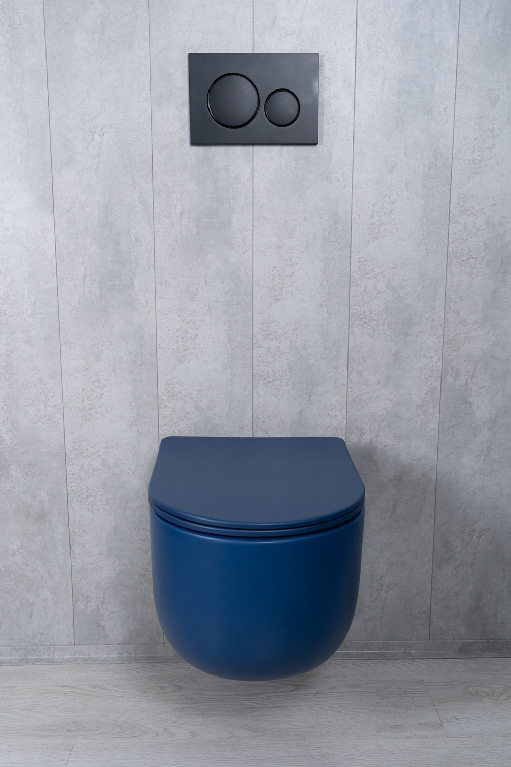 Унитаз подвесной Tornado Gid Tr2133TF-BUM 62301Y синий матовый 49x36x34