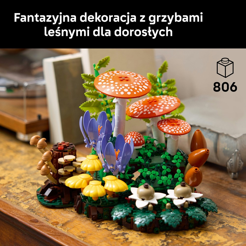 Конструктор LEGO Botanicals 11505 Лесные грибы — фото 3