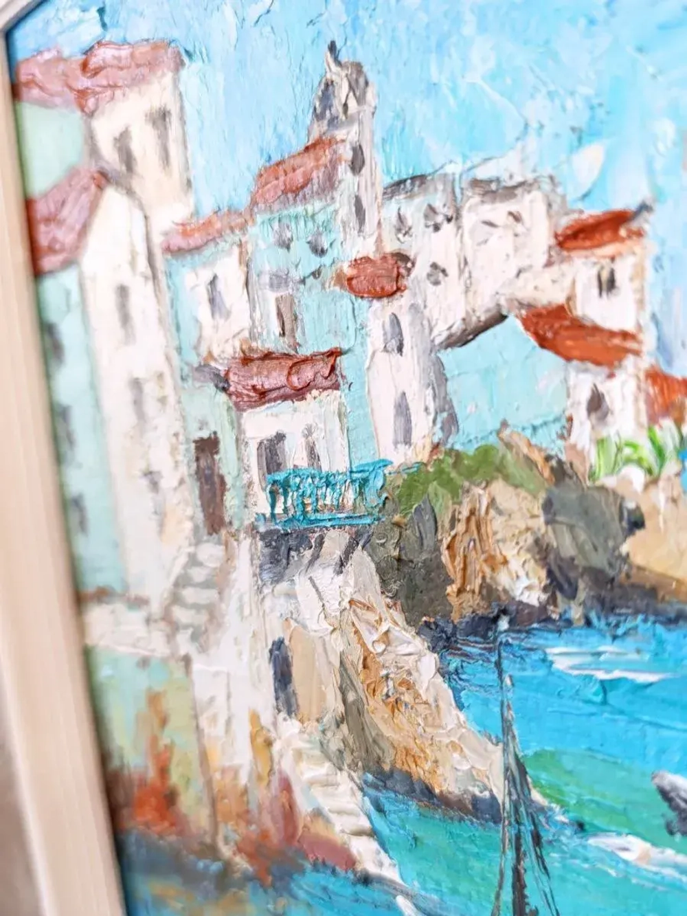 Картина маслом на стену в раме