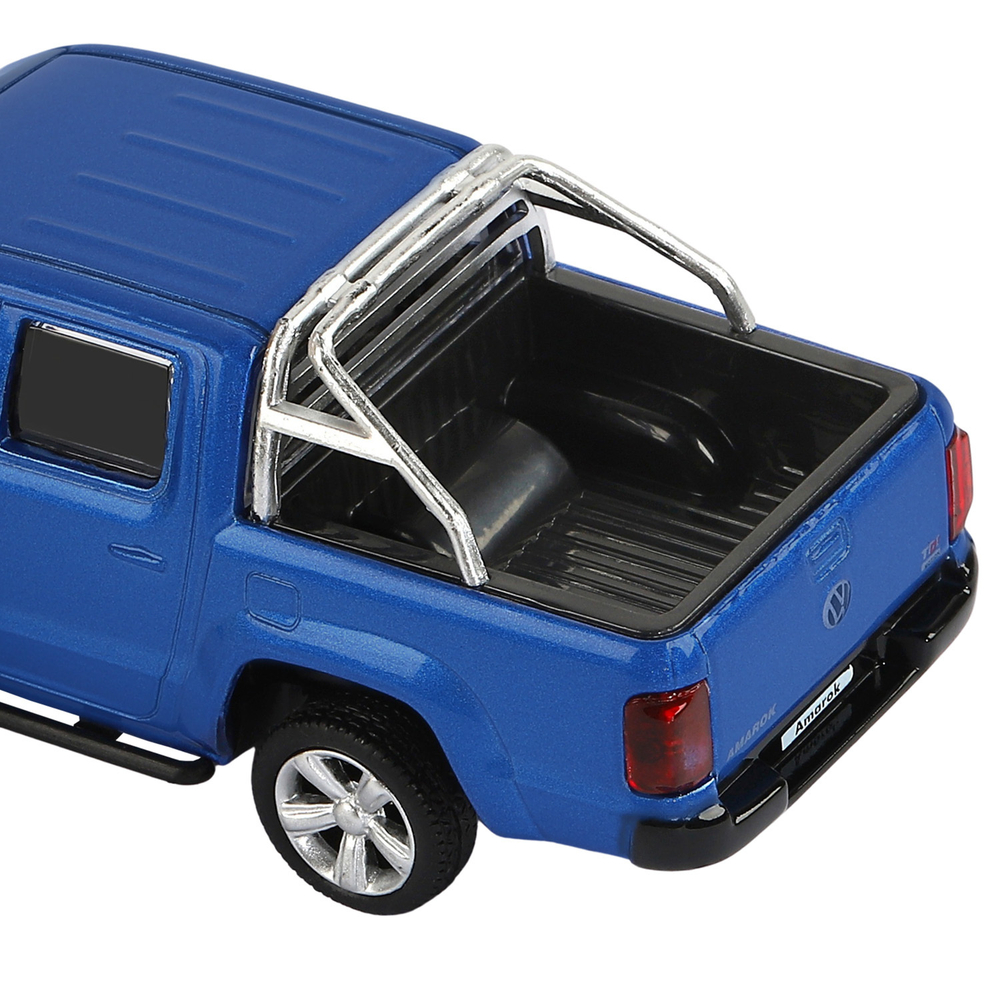 Модель  1:46 Volkswagen Amarok, синий,   инерция, откр. двери