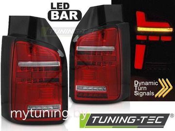 Фонари задние LED BAR RED WHITE SEQ для VW T6.1 20- OEM BULB