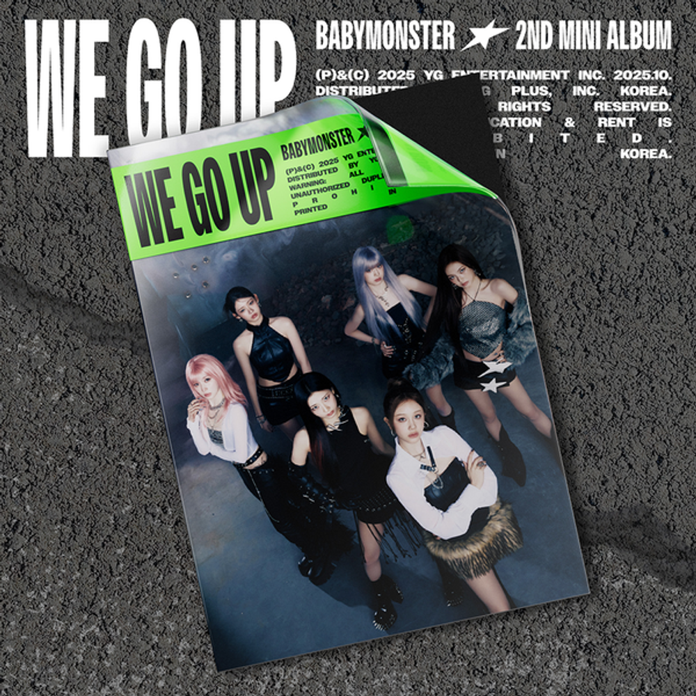 Альбом BABYMONSTER - 2nd MINI ALBUM [WE GO UP] (WE Ver.)