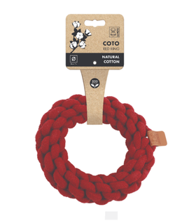 Игрушка для собак Сото Кольцо красное 18см (хлопок) Mpets 10662805
