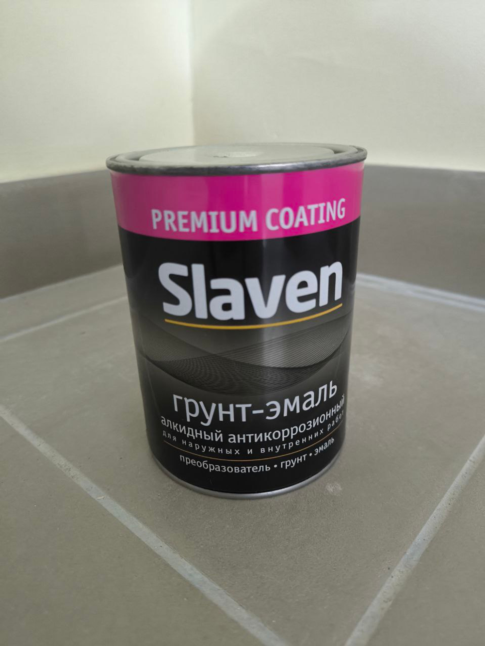 Грунт-эмаль SLAVEN 3в1 антикоррозийная/быстросохнущая ГОЛУБАЯ 3.2 кг