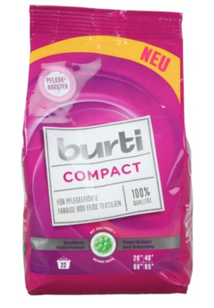 Порошок концентрированный для стирки цветного и тонкого белья «BURTI Compact» 1,1 кг