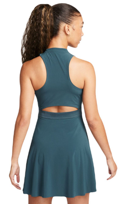 Теннисное платье Nike Court Dri-Fit Advantage Club Dress - deep jungle/white