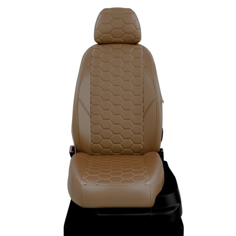 Коричневые авточехлы