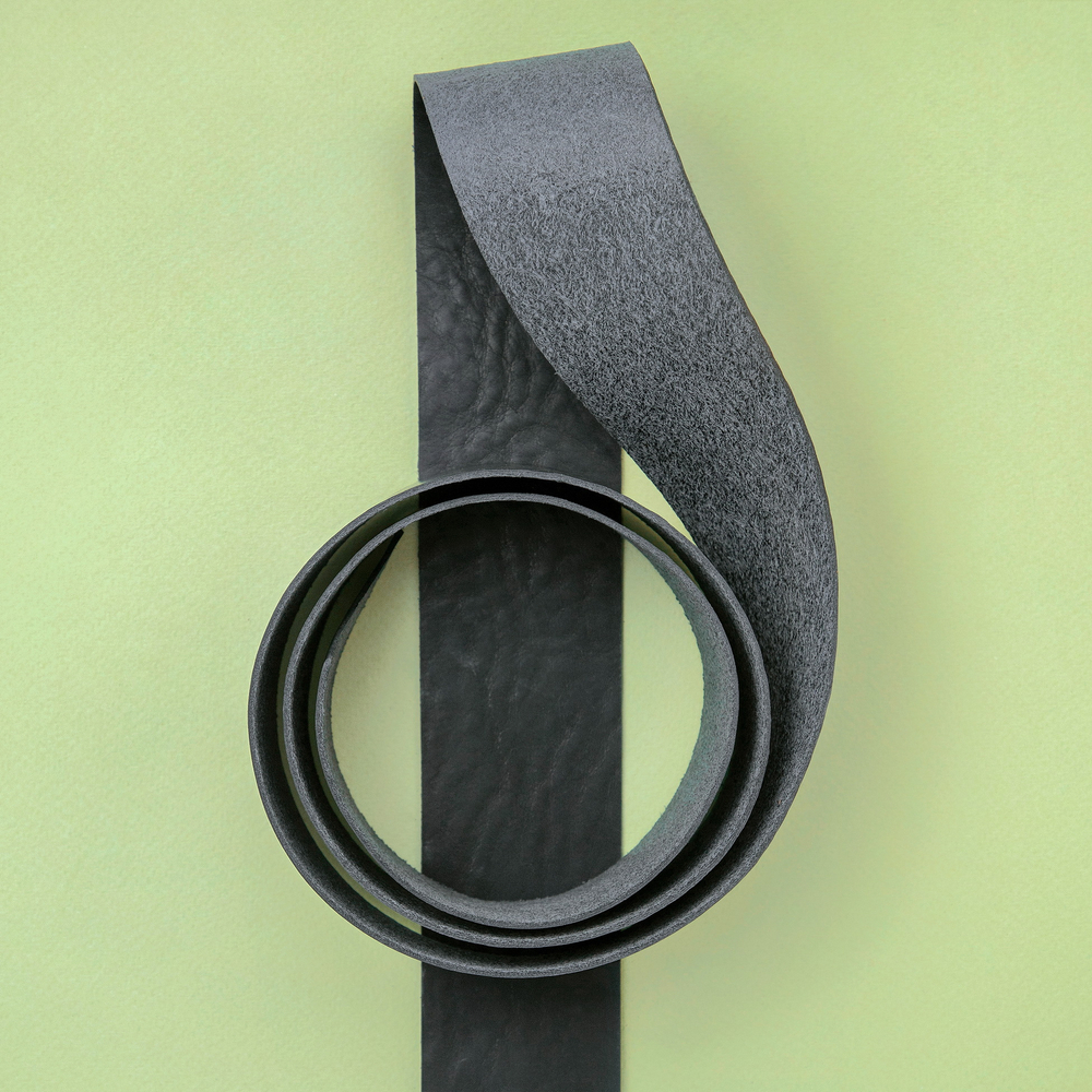 Ременная заготовка ПОДИУМ Missouri MS07 (1,5+ мм), цв. Черный