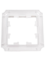 Рамка 1-я 4-шт. Schneider Electric Atlasdesign antique белый ATN100101