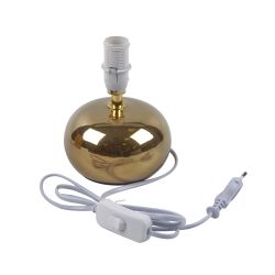 UML-B307 E14 GOLD-COPPER Светильник настольный декоративный под лампу Е14. 40W. Механический выключатель. Золотой-Медный. ТМ Uniel