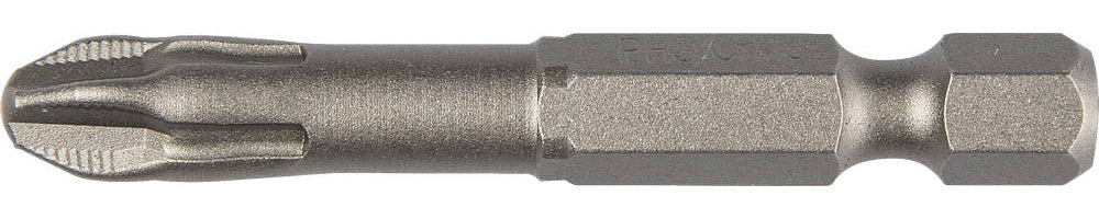 Биты ″X-DRIVE″ торсионные кованые, обточенные, KRAFTOOL 26123-3-50-2, Cr-Mo сталь, тип хвостовика E 1/4″, PZ3, 50мм, 2шт