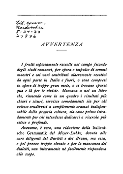 Grammatica storica della lingua e dei dialetti italiani | Francesco d'Ovidio