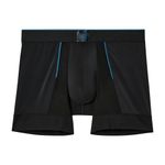 Мужские трусы боксеры черные HOM SPORTS LAB Boxer Briefs 402807_400004