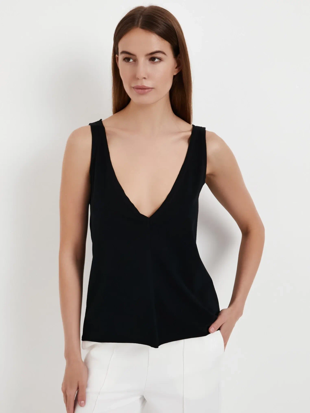 Майка Опен Черный