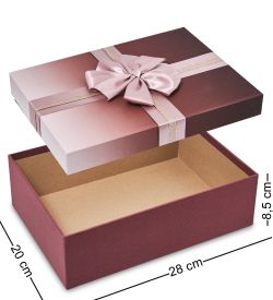 WF-165-A Набор коробок из 3 шт, бордовый