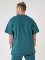 Футболка оверсайз Город Горький морская волна голубая