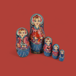 Матрёшка 21см  "С лисичкой" 5мест